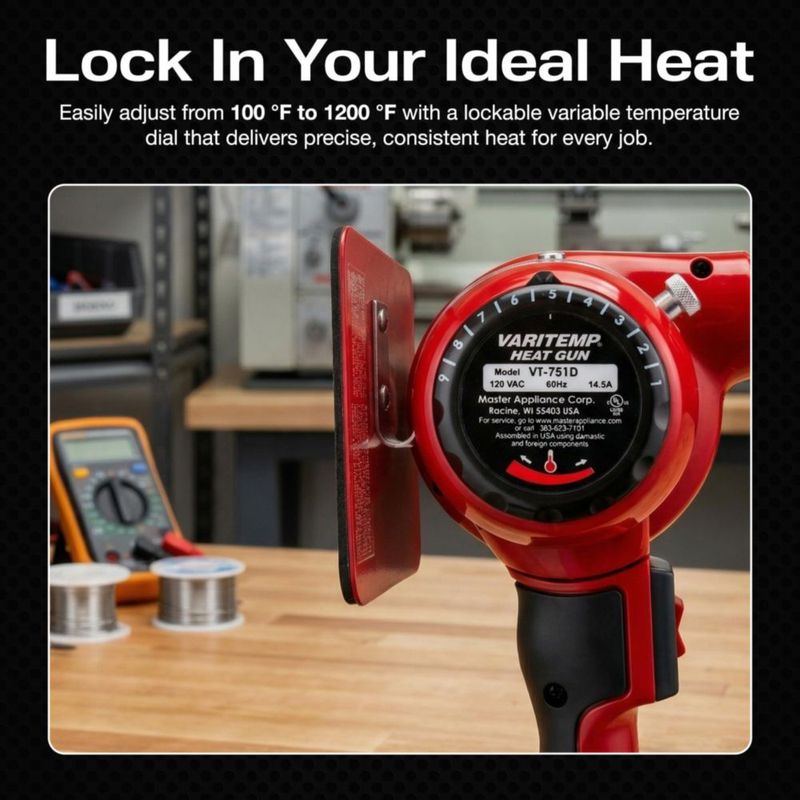 Pistola de Calor Master Appliance 1740 W 120 V Temperatura Variable