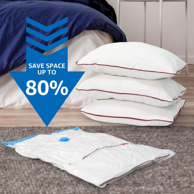 Juego de 20 bolsas de compresión al vacío Simple Deluxe con bomba de mano