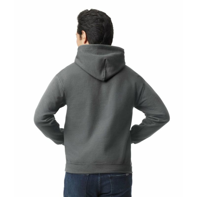 Sudadera con capucha Gildan G18500 color carbón talla Grande (1 unidad)