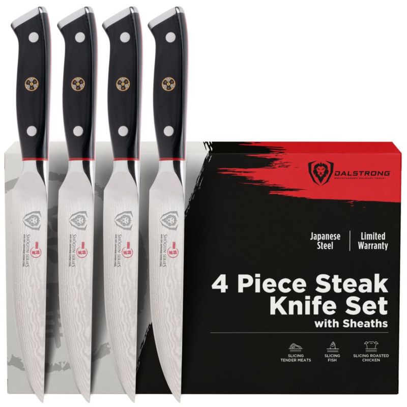Juego de cuchillos para bistec Dalstrong 13 cm AUS‑10V 4 piezas