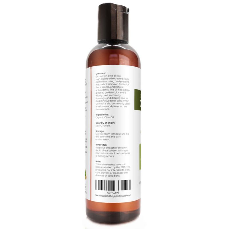 Aceite de oliva Velona 118 ml orgánico USDA prensado en frío
