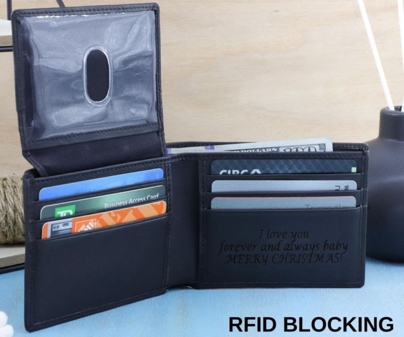 Cartera para Hombre CraftZen con Bloqueo RFID de Cuero 9 cm x 11 cm