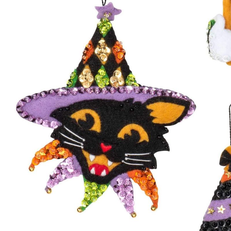 Kit de Apliques de Fieltro Bucilla Vintage Halloween - Juego de 6