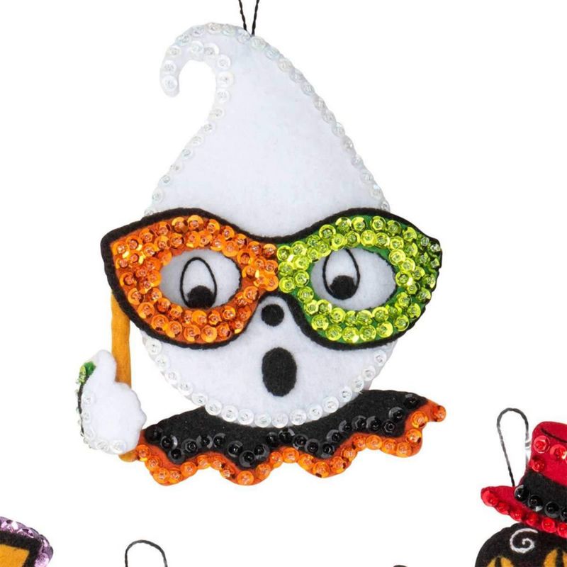 Kit de Apliques de Fieltro Bucilla Vintage Halloween - Juego de 6
