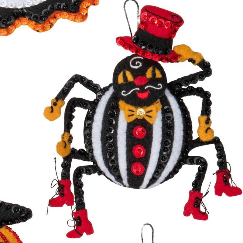 Kit de Apliques de Fieltro Bucilla Vintage Halloween - Juego de 6