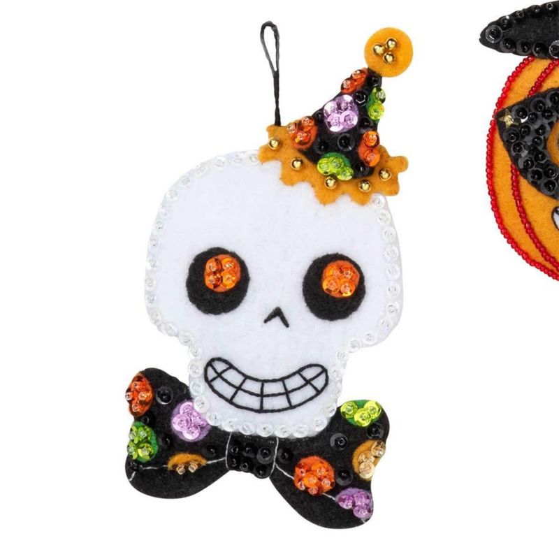 Kit de Apliques de Fieltro Bucilla Vintage Halloween - Juego de 6