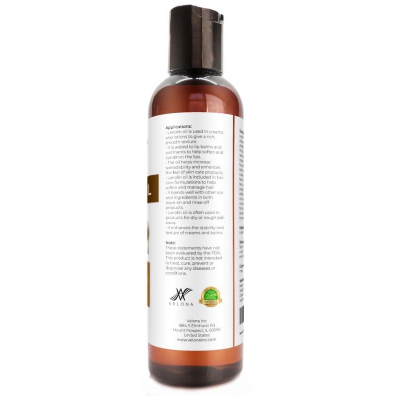 Aceite de lanolina Velona 118 ml grado USP prensado en frío