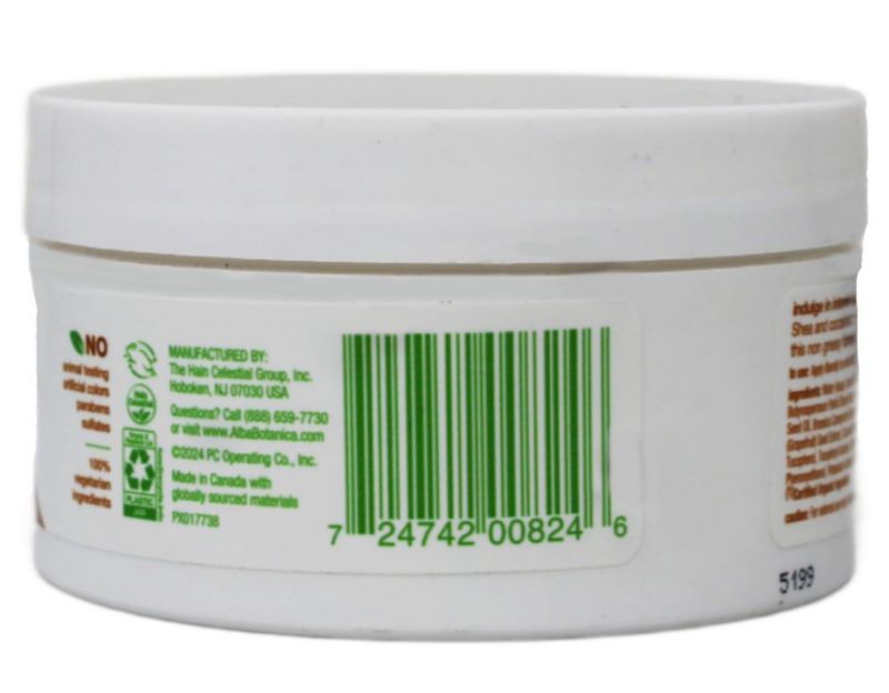 Manteca Corporal Alba Botanica 184 g Hidratación Intensa