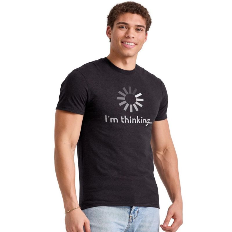 Camiseta Hanes de Algodón con Gráfica de Manga Corta