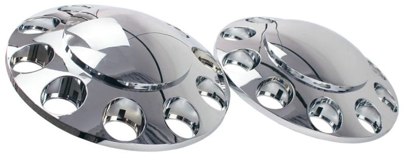 Kit de tapas de cubo KASONG 33 mm cromo ABS para camión