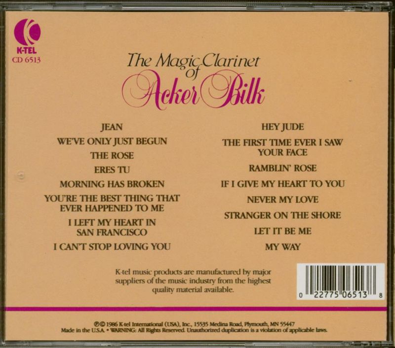 CD Dominion: El Mágico Clarinete de Acker Bilk