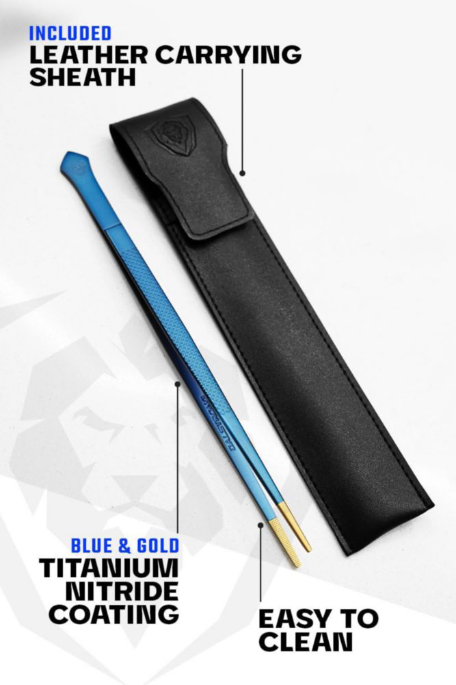 Pinzas DALSTRONG 25 cm Azul con Recubrimiento de Titanio