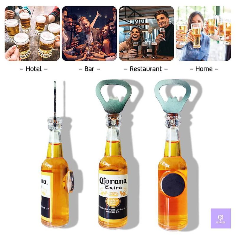 Abridor de botellas magnético ISSAREE Corona Extra decorativo