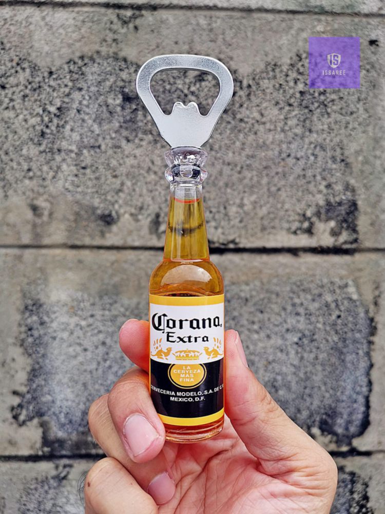 Abridor de botellas magnético ISSAREE Corona Extra decorativo