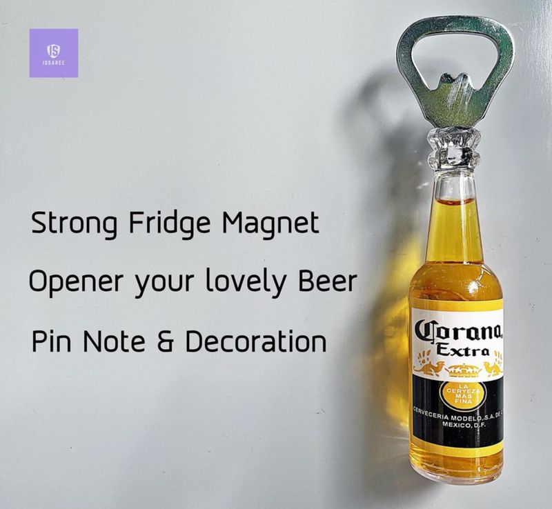 Abridor de botellas magnético ISSAREE Corona Extra decorativo