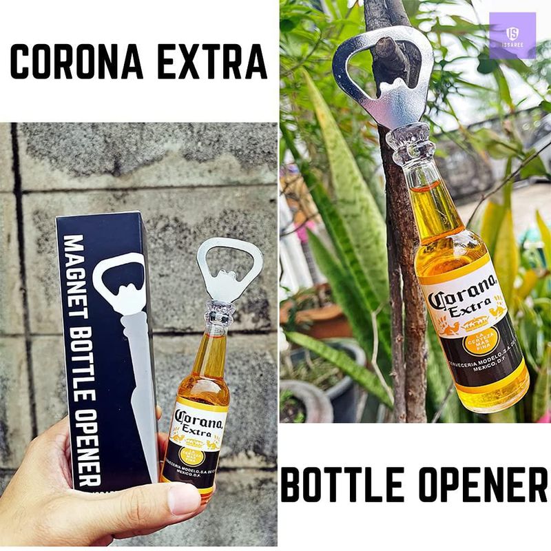 Abridor de botellas magnético ISSAREE Corona Extra decorativo