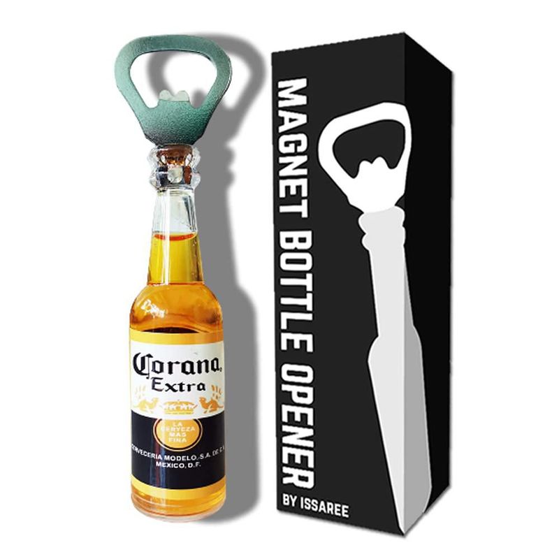 Abridor de botellas magnético ISSAREE Corona Extra decorativo