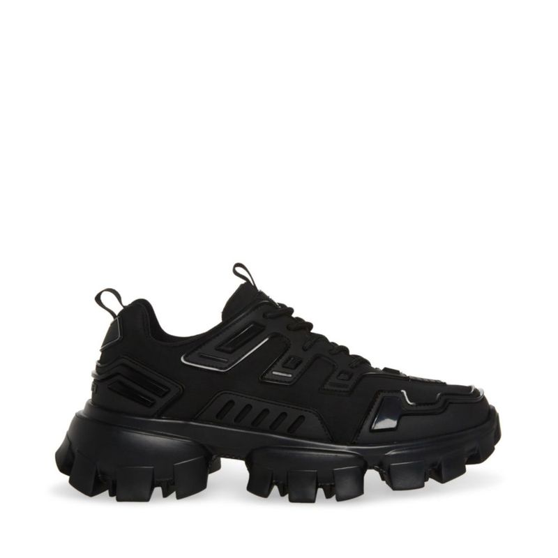 Zapatilla Steve Madden 27 cm negra suela gruesa