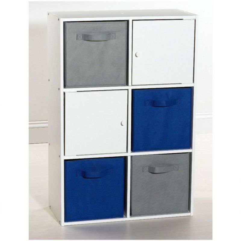 Cajones de tela ClosetMaid gris 28 cm – pack de 2