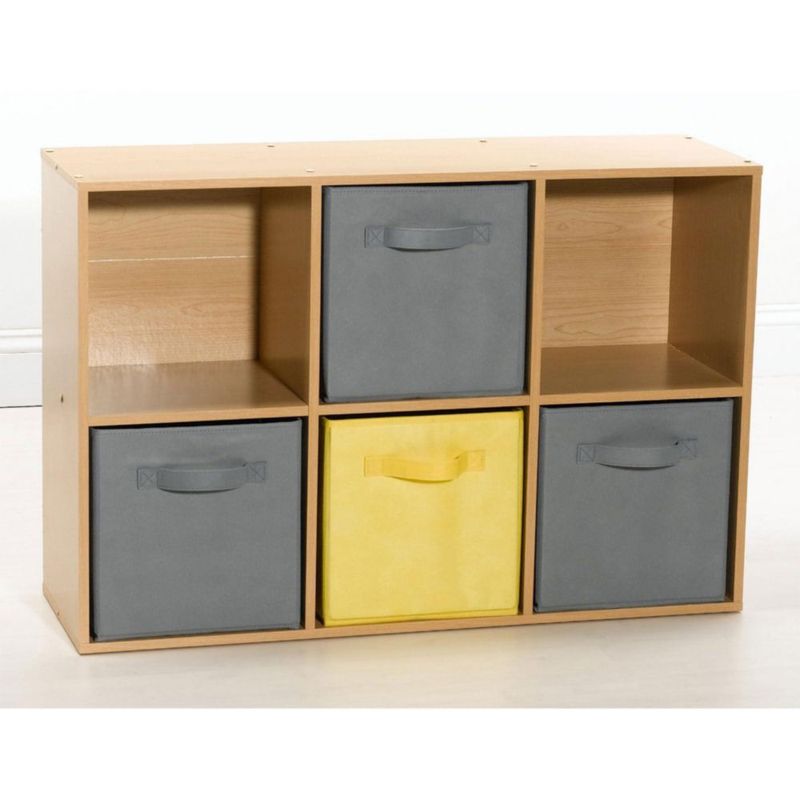 Cajones de tela ClosetMaid gris 28 cm – pack de 2