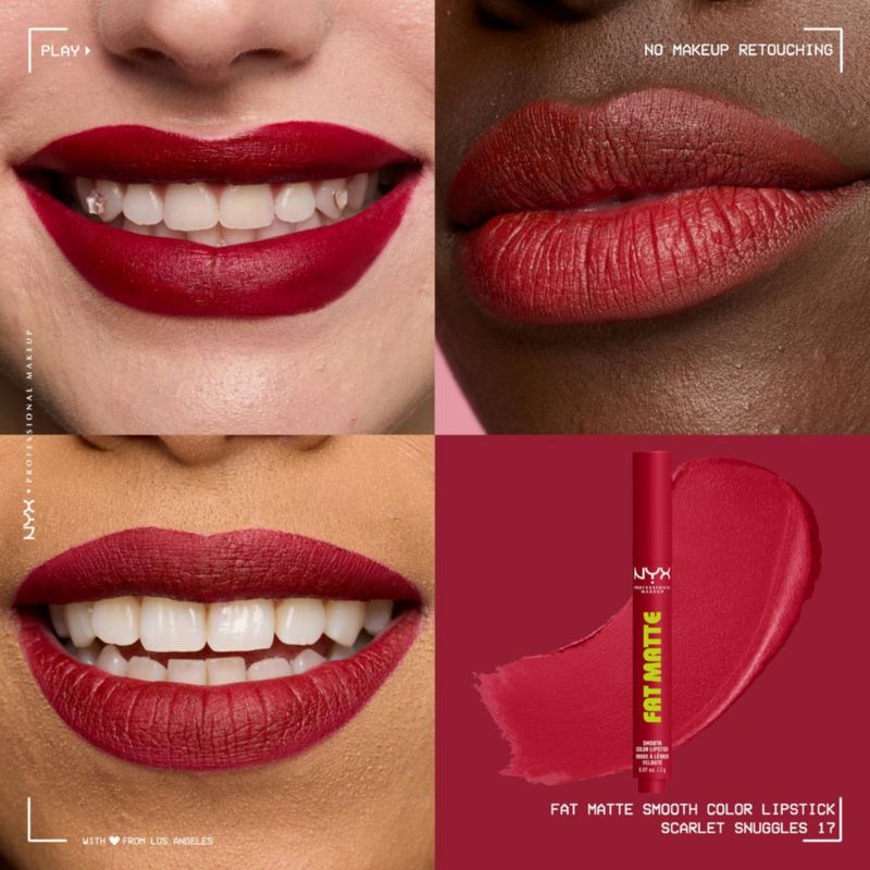 Lápiz labial NYX PROFESSIONAL MAKEUP Scarlet Snuggles