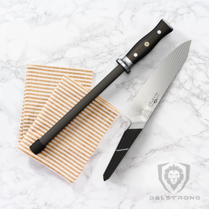 Barra de afilar Dalstrong 25 cm con núcleo de acero inoxidable de alto carbono