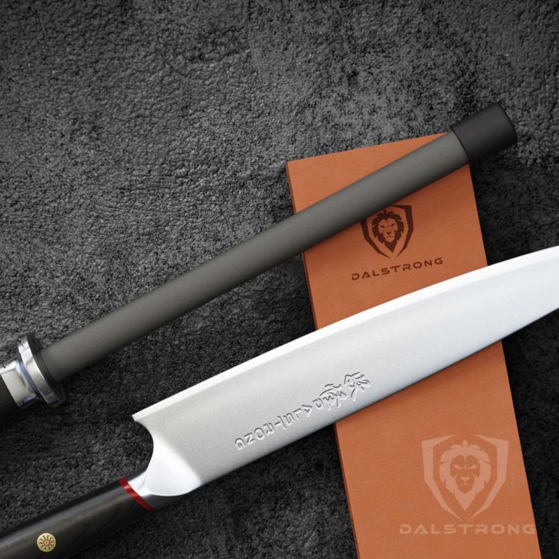 Barra de afilar Dalstrong 25 cm con núcleo de acero inoxidable de alto carbono