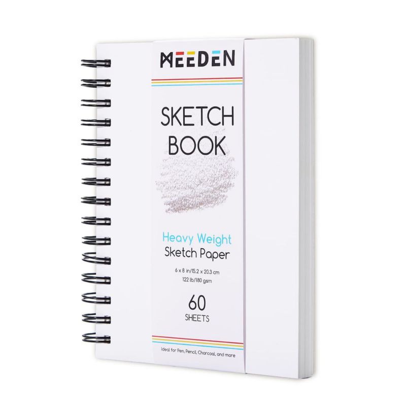 Cuaderno de bocetos MEEDEN 15 × 20 cm 60 hojas 180 g/m² gramaje alto