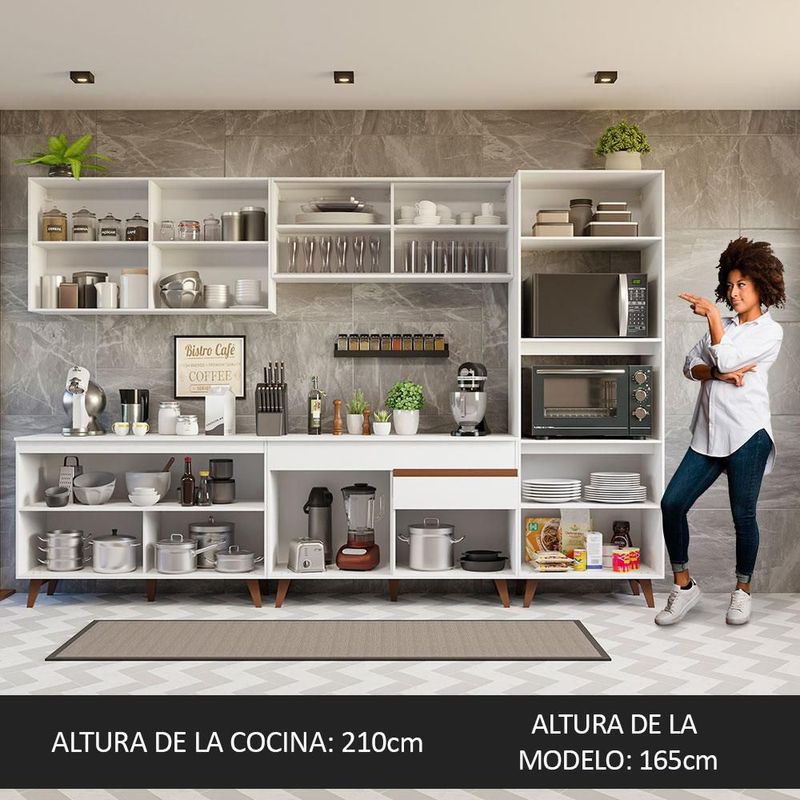 Cocina integral completa modular madesa reims 310cm bb 05