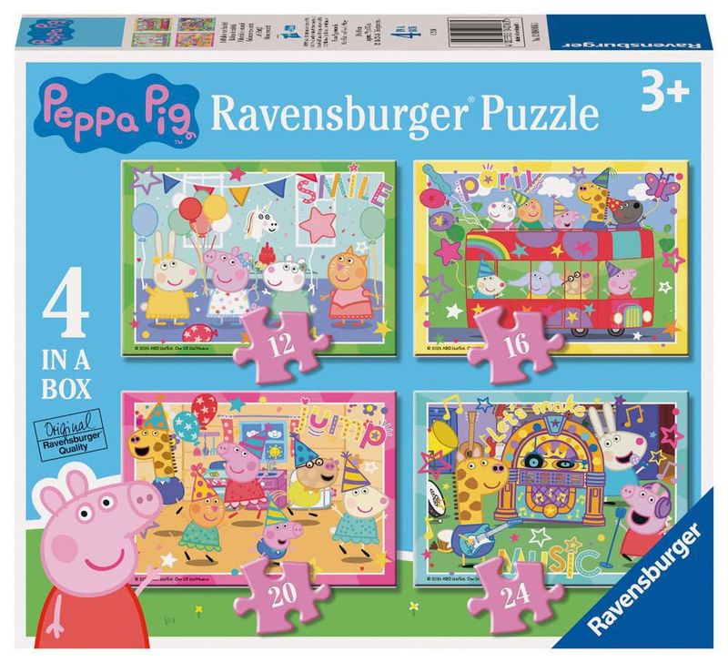 Rompecabezas Ravensburger Peppa Pig 72 piezas 19x14 cm 3 años+