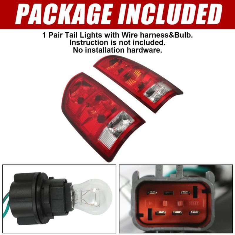 Luz trasera ECOTRIC Ram 1500/2500 2002-2006 Rojo/Transparente