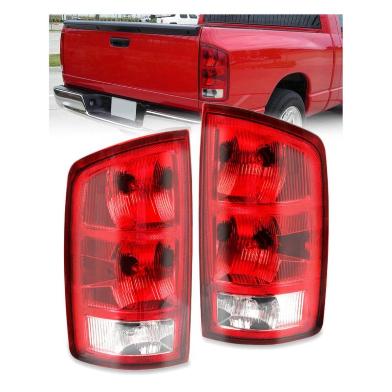 Luz trasera ECOTRIC Ram 1500/2500 2002-2006 Rojo/Transparente