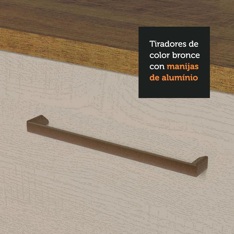Cocina integral completa modular madesa agata 260cm mc 04