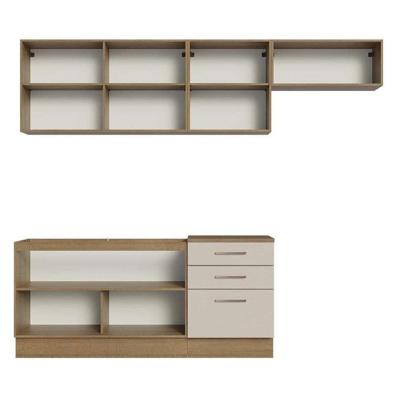 Cocina integral completa modular madesa agata 260cm mc 04