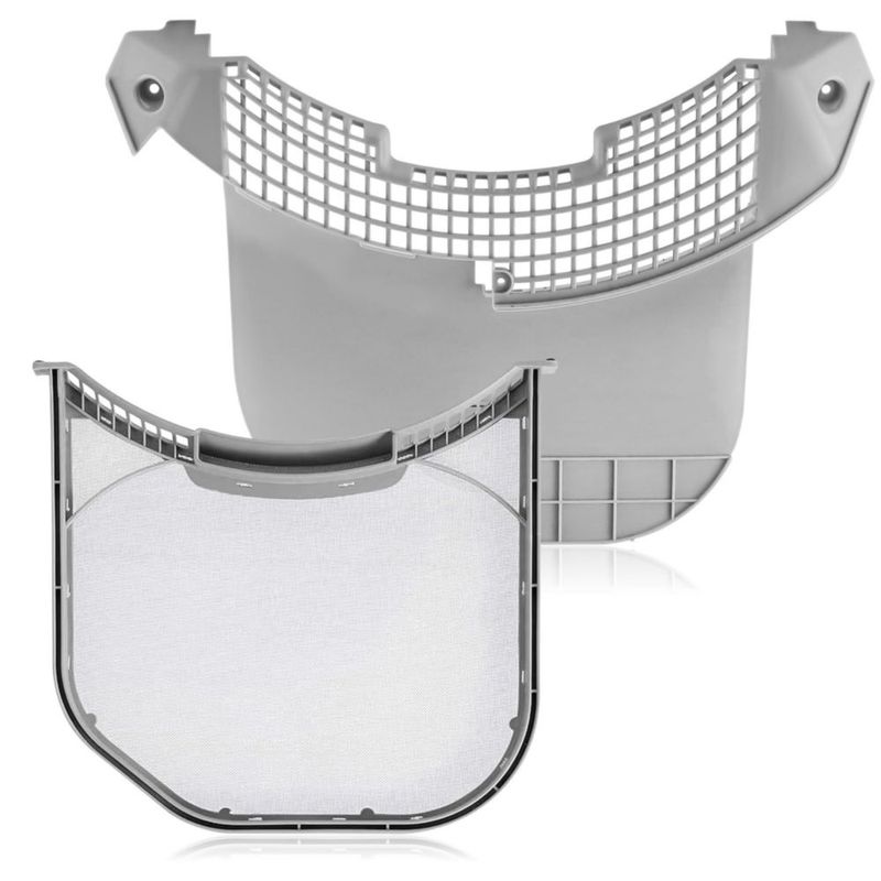Kit de filtro de pelusa de acero inoxidable Romalon para secadoras LG y Kenmore