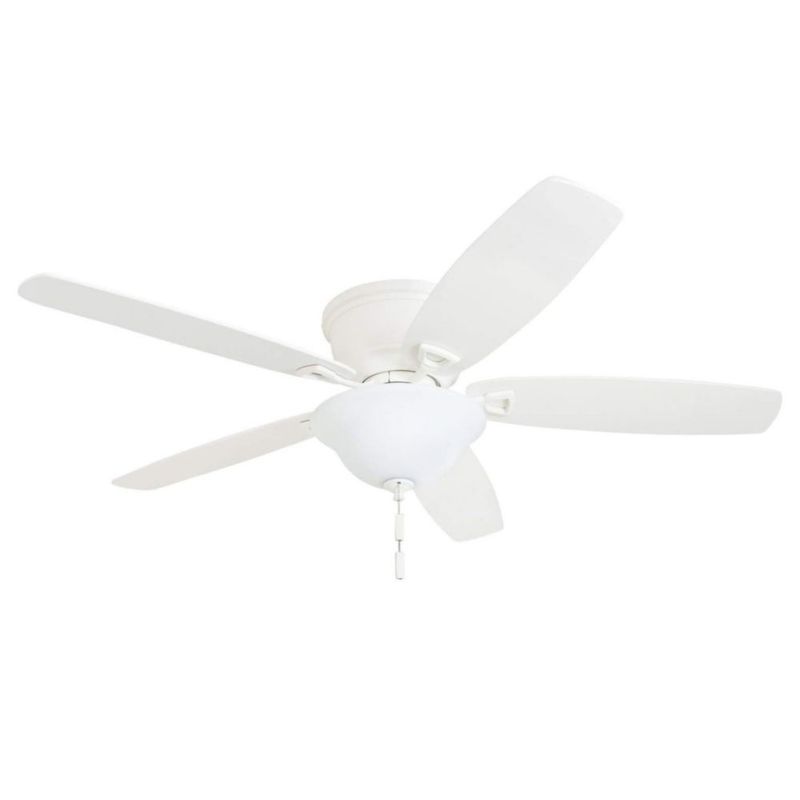 Ventilador de techo Honeywell 132 cm blanco con luz LED tipo cuenco