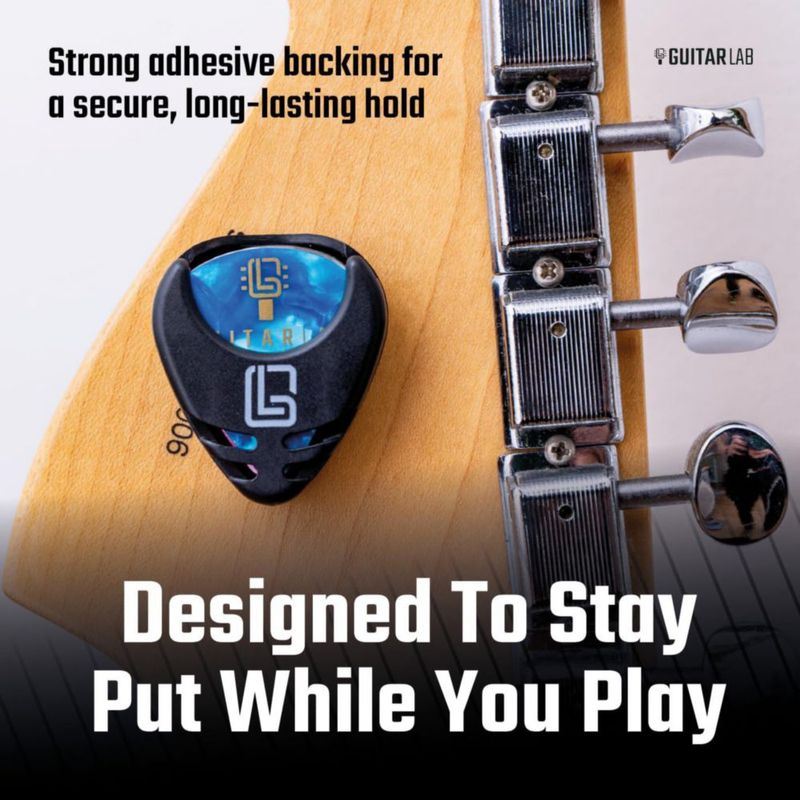 Soporte adhesivo para 10 púas Guitar Lab