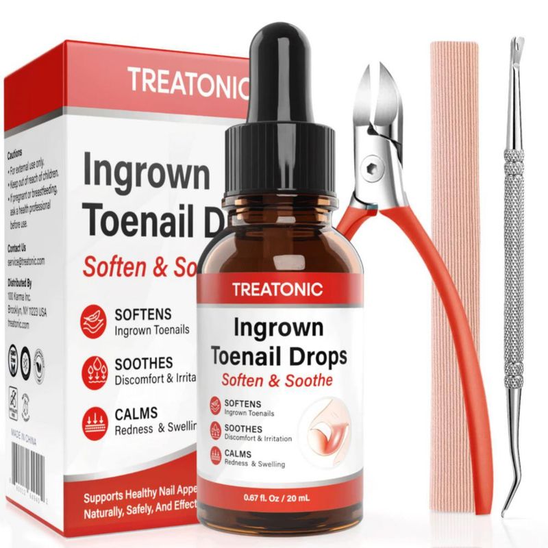 Kit de Tratamiento para Uñas Encarnadas Treatonic con Gotas