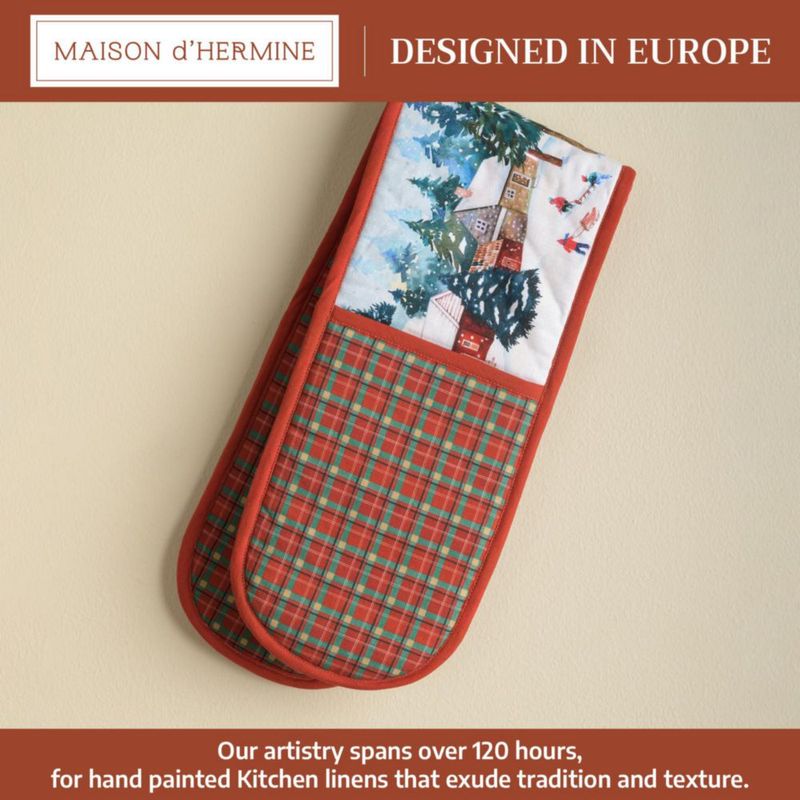 Guantes de horno Maison d' Hermine 18 cm x 89 cm Algodón