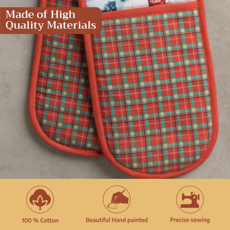 Guantes de horno Maison d' Hermine 18 cm x 89 cm Algodón
