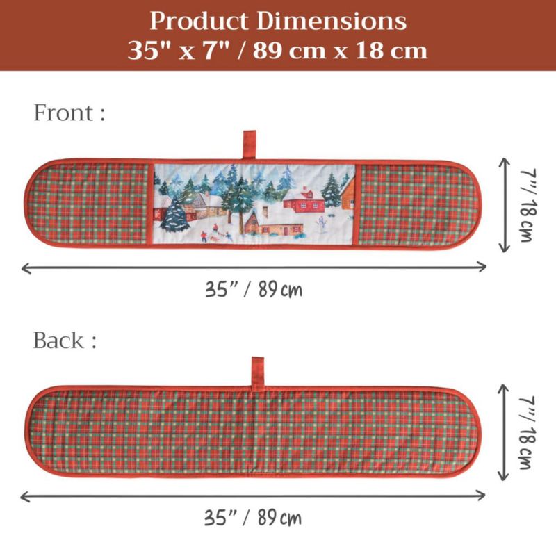 Guantes de horno Maison d' Hermine 18 cm x 89 cm Algodón