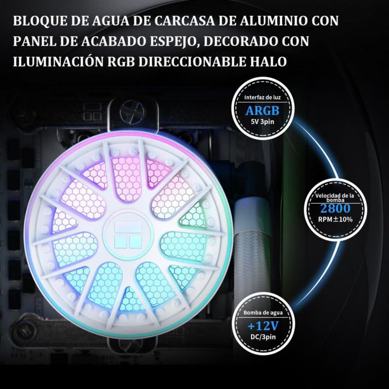 Enfriador Líquido para CPU Thermalright Aqua Elite 240 V6 ARGB Blanco