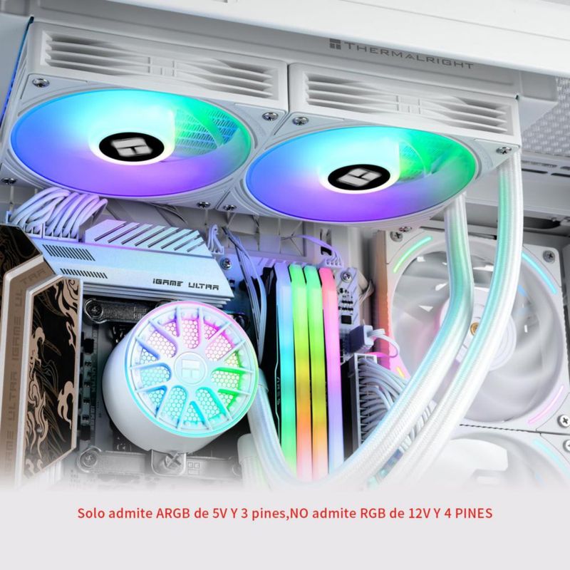 Enfriador Líquido para CPU Thermalright Aqua Elite 240 V6 ARGB Blanco