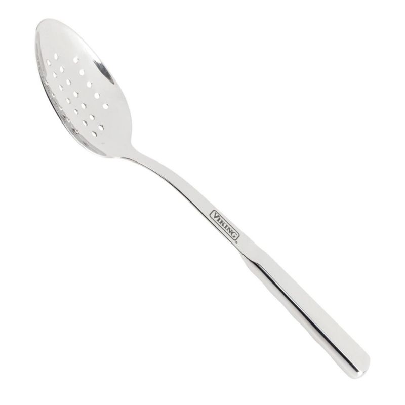 Cuchara Ranurada de Acero Inoxidable Viking Apta para Lavavajillas