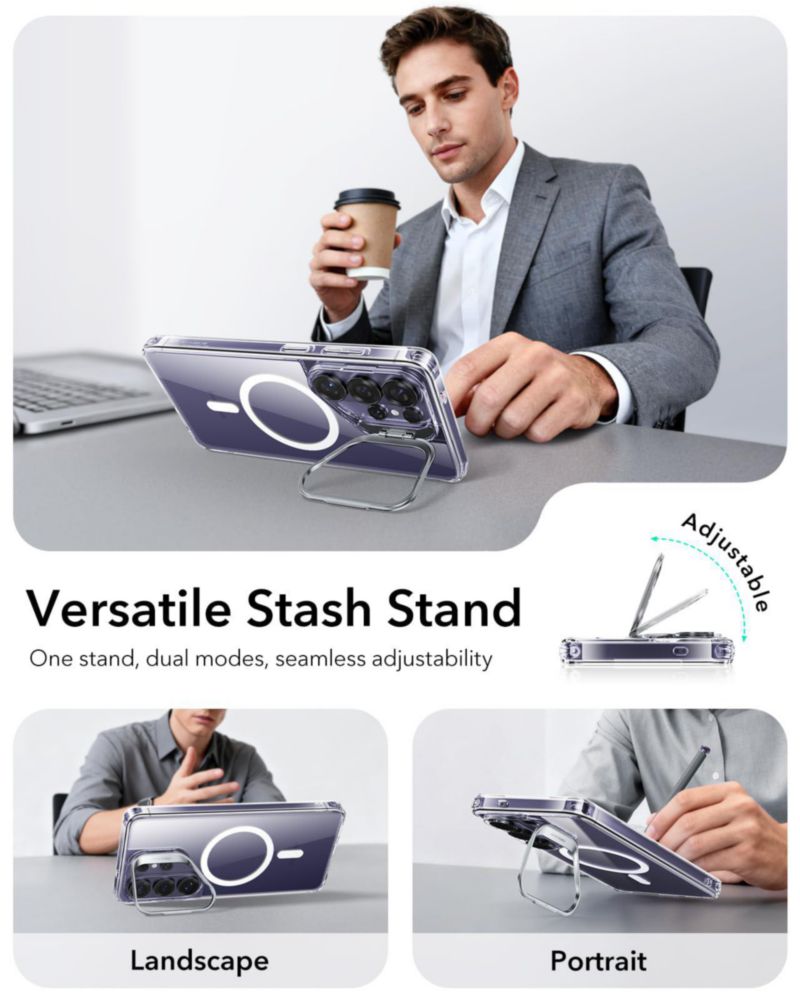 Funda ESR para Samsung Galaxy S26 Plus Transparente con MagSafe
