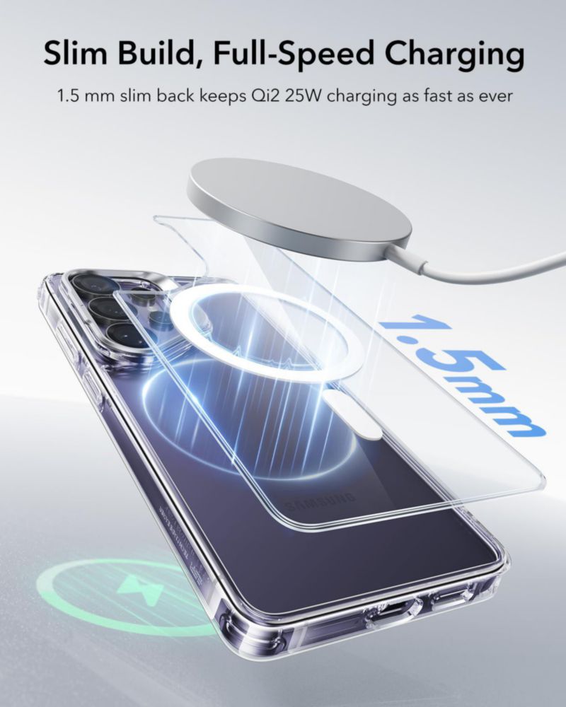 Funda ESR para Samsung Galaxy S26 Plus Transparente con MagSafe