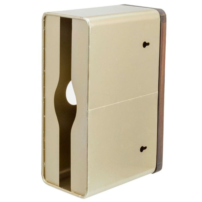 Portarrollos de papel toalla de pared MyGift 27 cm L × 10 cm An × 16 cm Al dorado