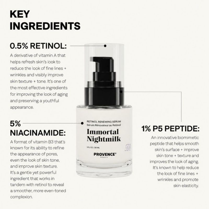 Suero Facial Provence Beauty 30 ml Retinol y Niacinamida