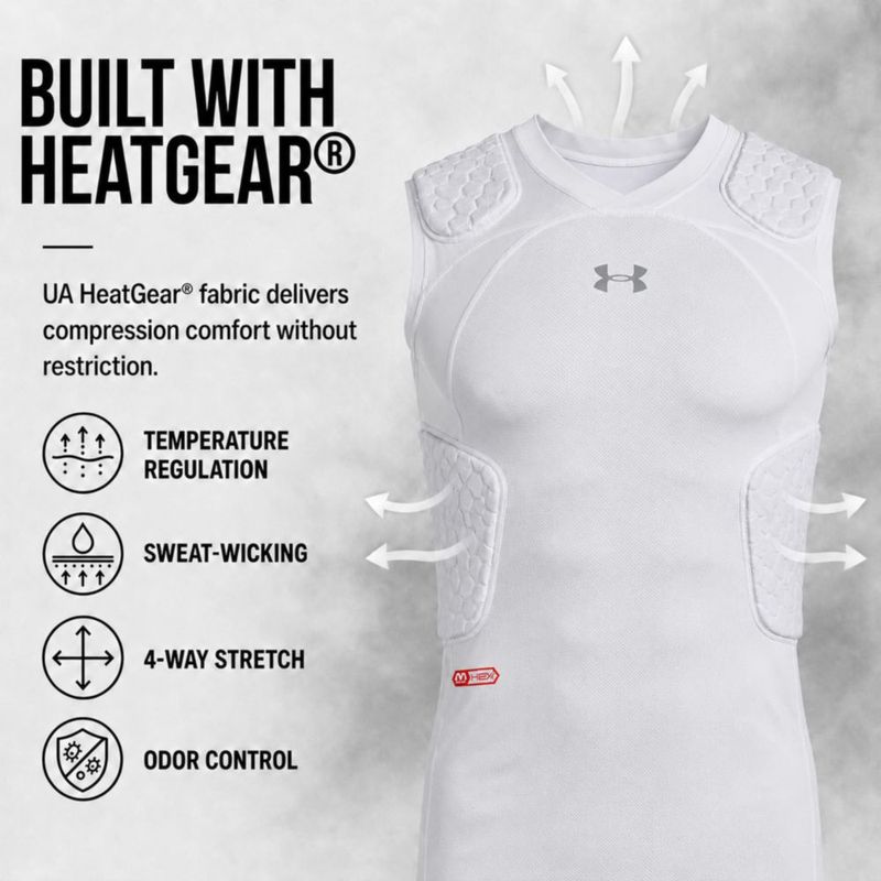 Camiseta de compresión Under Armour Gameday Pro 5-Pad