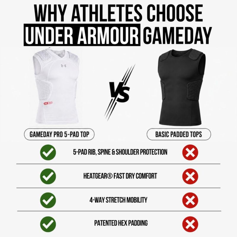 Camiseta de compresión Under Armour Gameday Pro 5-Pad
